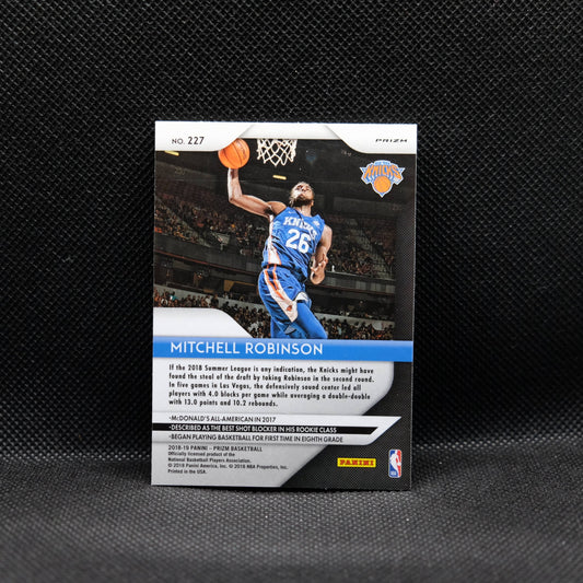 2018-19 Mitchell Robinson Prizm #227 Hyper Prizm Rookie Card