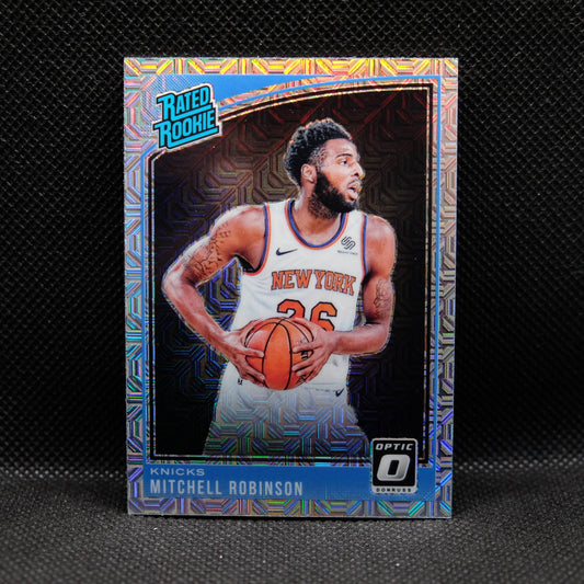 2018-19 Mitchell Robinson Donruss Optic Rated Rookie Mojo Prizm
