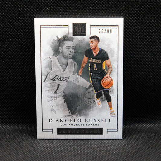 2016-17 D'Angelo Russell Impeccable #79 /99