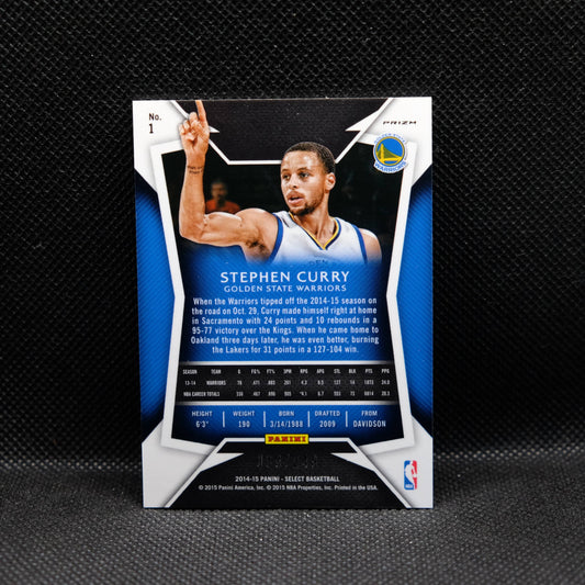 2014-15 Stephen Curry Select #1 Blue Prizm /249