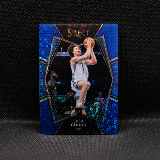 2021-22 Josh Giddey Select #143 Blue Fast Break Prizm /25 Rookie Card