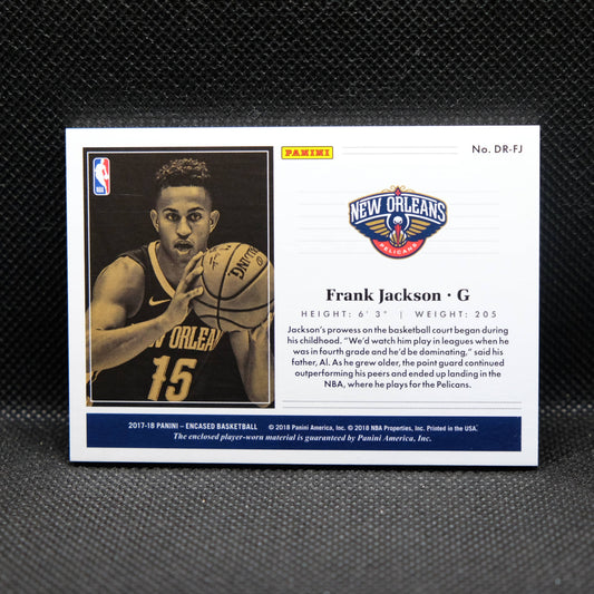 2017-18 Frank Jackson Encased Rookie Dual Jerseys 1/10