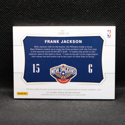 2017-18 Frank Jackson National Treasures Colossal Rookie Materials 1/25
