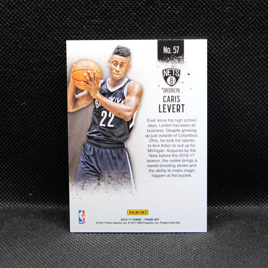 2016-17 Caris LeVert Panini Day #57 Cracked Ice Rookie /25