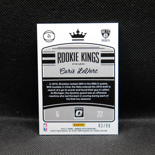 2016-17 Caris LeVert Donruss Optic Rookie Kings Red /99