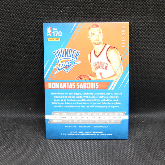 2016-17 Domantas Sabonis Aboslute #170 Rookies 757/999