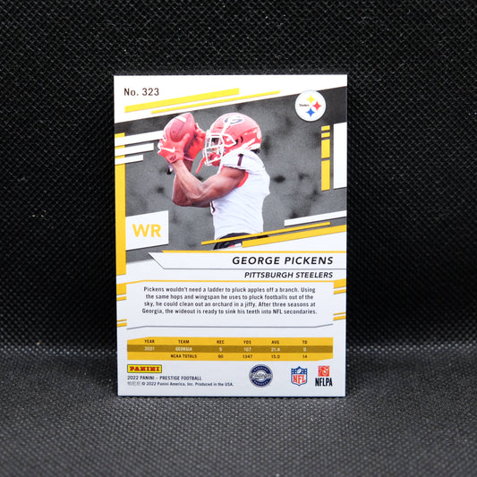 2022 George Pickens Prestige Xtra Points Orange /75