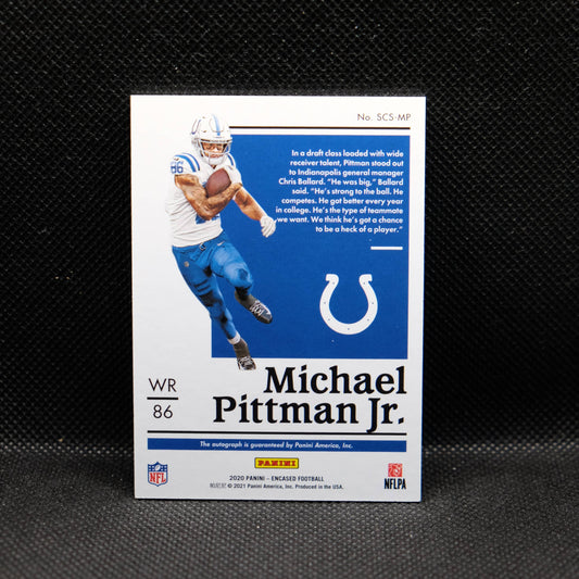 2020 Michael Pittman Jr. Encased Scripted Signatures /25