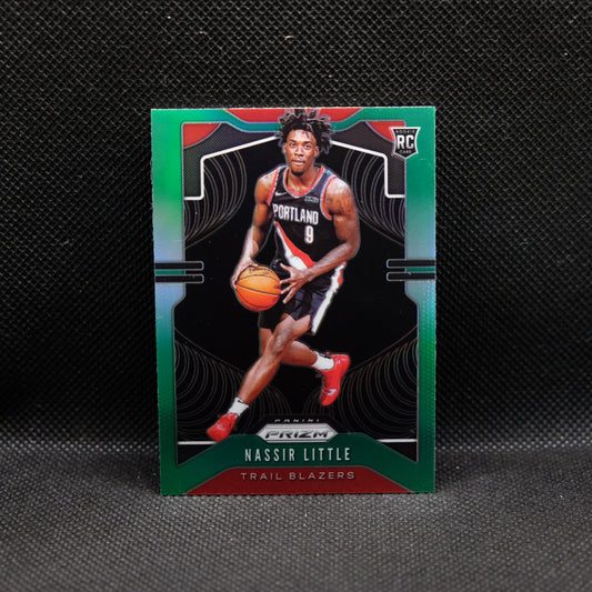 2019-20 Nassir LIttle Prizm #269 Green Prizm Rookie Card