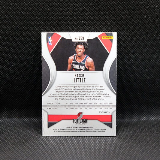 2019-20 Nassir LIttle Prizm #269 Green Prizm Rookie Card