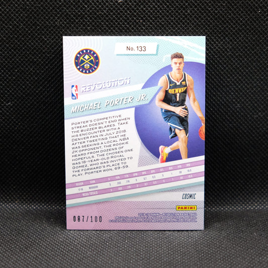 2018-19 Michael Porter Jr. Revolution #133 Cosmic /100 Rookie Card