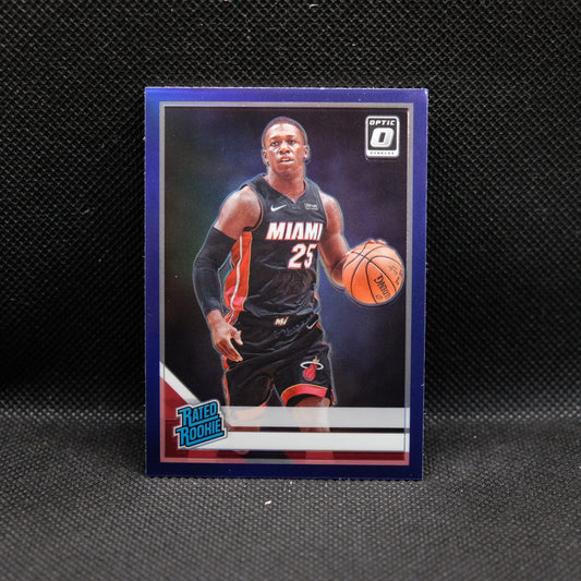 2019-20 Kendrick Nunn Donruss Optic #193 Rated Rookie Purple Prizm (Error Card)