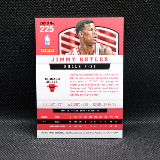 2012-13 Jimmy Butler Panini #225 Rookie Card