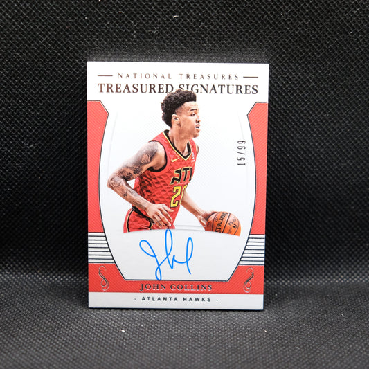 2018-19 John Collins National Treasures Treasured Signatures /99