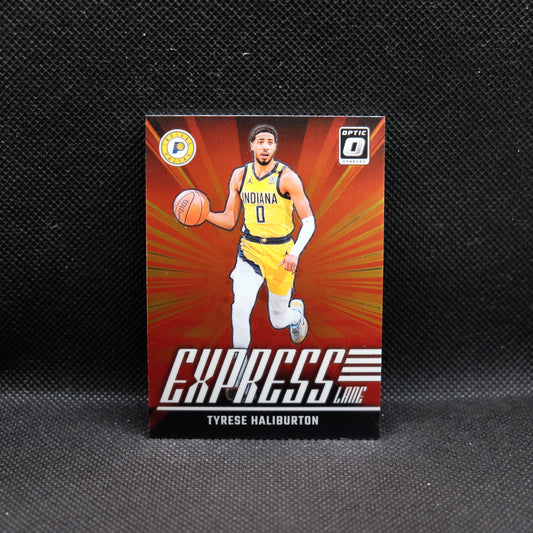 2024-24 Tyrese Haliburton Donruss Optic Express Lane
