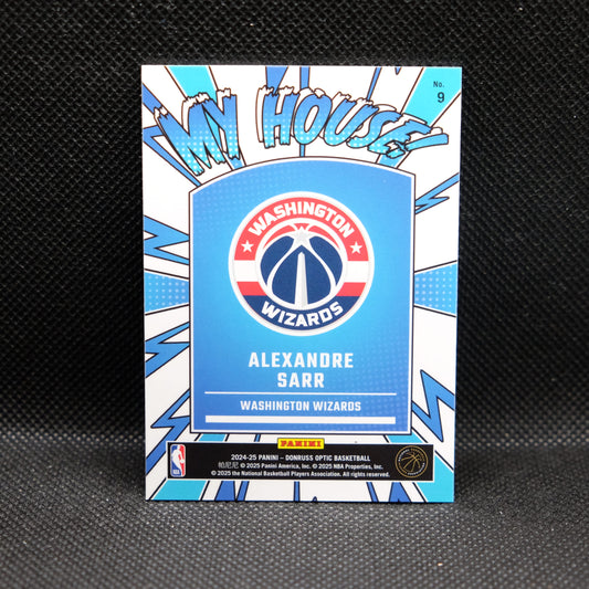 2024-24 Alexandre Sarr Donruss Optic My House Rookie Card