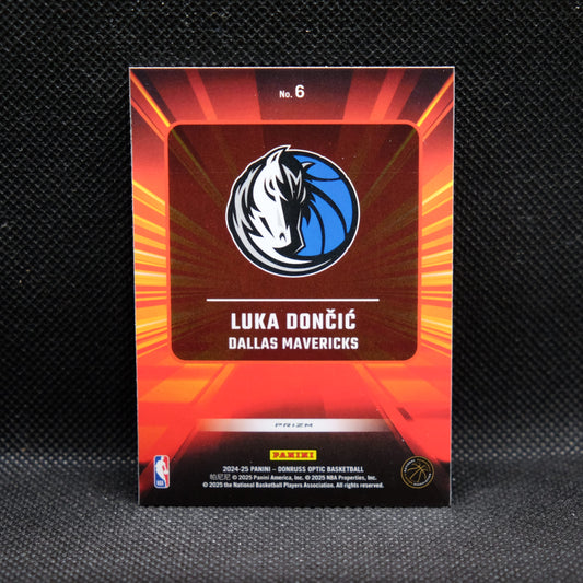 2024-24 Luka Doncic Donruss Optic Express Lane Purple Prizm