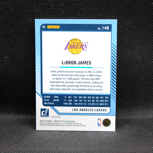 2024-24 LeBron James Donruss Optic #148 Silver Prizm
