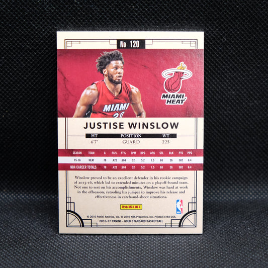2016-17 Justice Winslow Gold Standard #120 /269