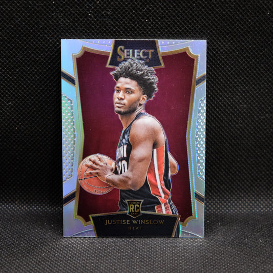 2015-16 Justice Winslow Select #95 Silver Prizm Rookie Card