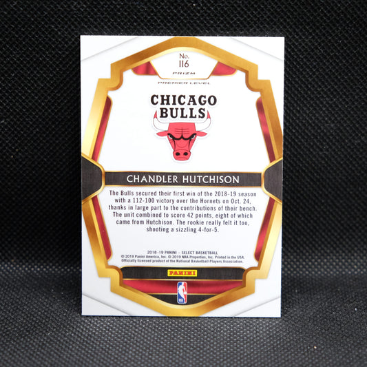 2018-19 Chaandler Hutchison Select #116 Silver Prizm Rookie Card