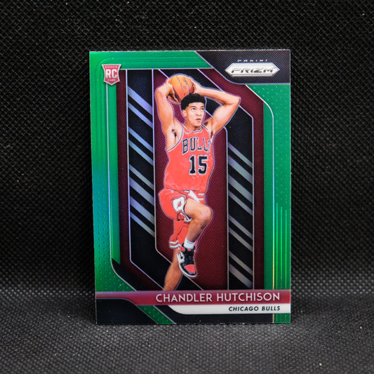 2018-19 Chaandler Hutchison Prizm #70 Green Prizm Rookie Card