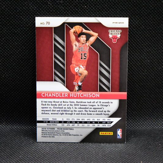 2018-19 Chaandler Hutchison Prizm #70 Green Prizm Rookie Card