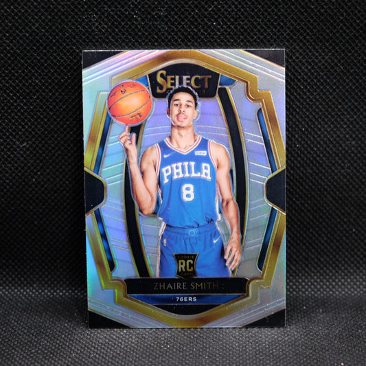 2018-19 Zhaire Smith Select #154 Premier Level Silver Prizm Rookie Card