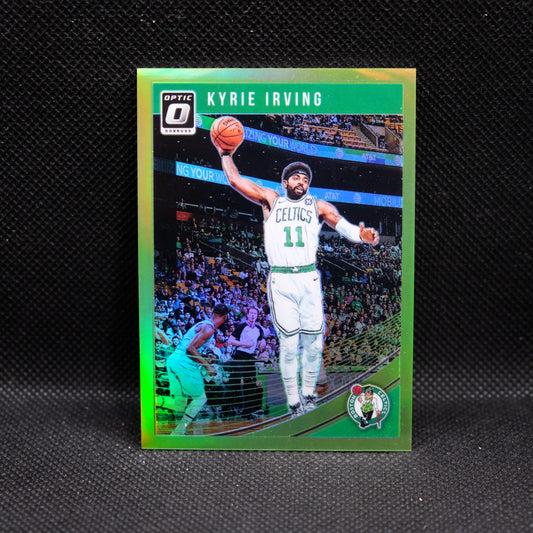 2018-19 Kyrie Irving Donruss #56 Optic Lime Green Prizm /149