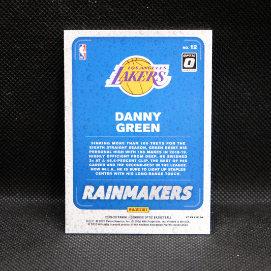 2019-20 Danny Green Donruss Optic Rainmakers Silver Prizm