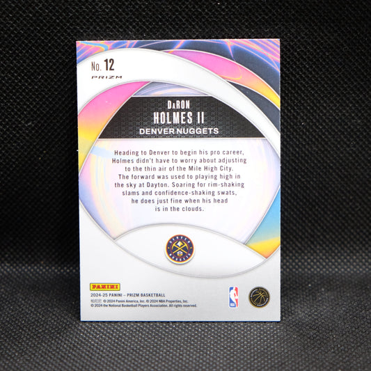 2024-25 DaRon Holmes II Prizm Instant Impact Silver Prizm Rookie Card