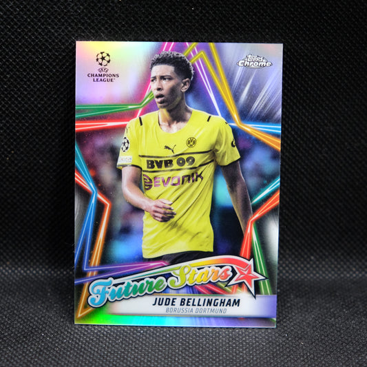2021-22 Jude Bellingham Topps Chrome UEFA UCL Future Stars Refractor