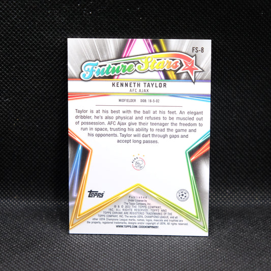 2021-22 Kenneth Taylor Topps Chrome UEFA UCL Future Stars Refractor