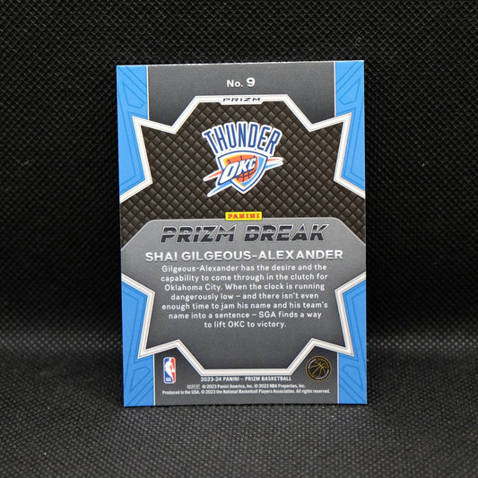 2023-24 Panini Prizm - Shai Gilgeous-Alexander Prizm Break Fast Break Prizm