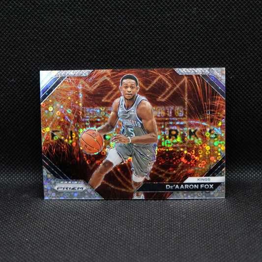 2023-24 Panini Prizm - De'Aaron Fox Fireworks Fast Break Prizm