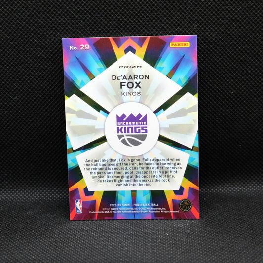 2023-24 Panini Prizm - De'Aaron Fox Kaleidoscope Fast Break Prizm