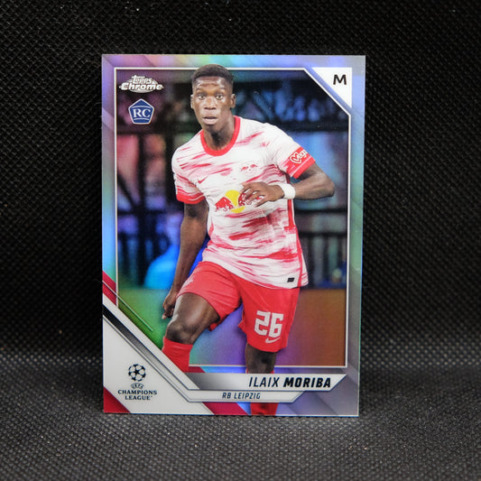 2021-22 Ilix Moriba Topps Chrome UEFA UCL #95 Refractor RC