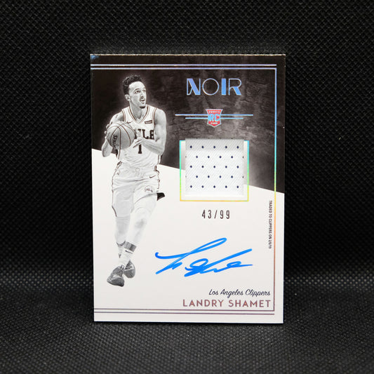 2018-19 Landry Shamet Noir #325 Rookie Patch Auto /99
