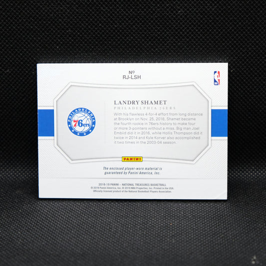 2018-19 Landry Shamet Noir Rookie Jerseys RC /99