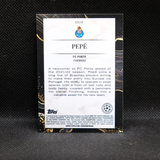 2021-22 Pepe Topps Chrome UEFA UCL Chasing Glory Refraactor RC