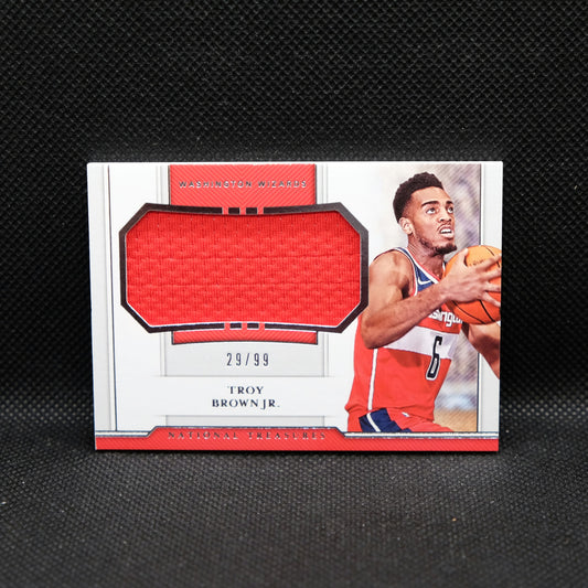 2018-19 Troy Brown Jr. National Trearsures Rookie Jerseys /99 RJ-TBJ