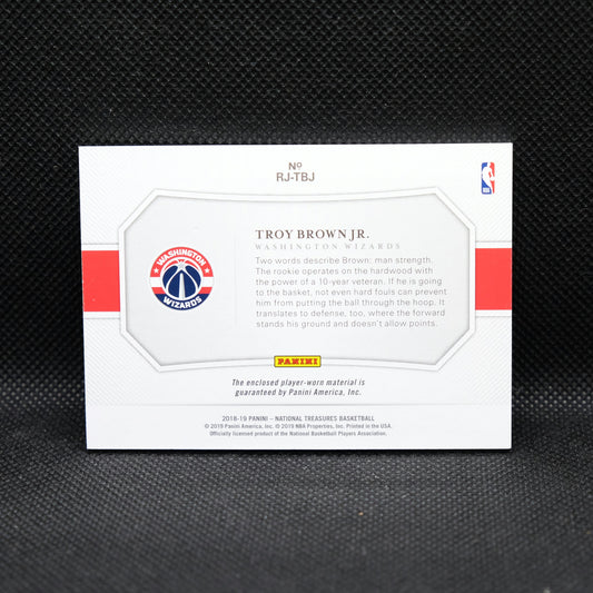 2018-19 Troy Brown Jr. National Trearsures Rookie Jerseys /99 RJ-TBJ