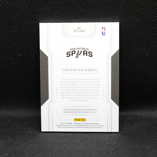 2018-19 Lonnie Walker IV National Treasures Rookie Triple Patch /99 RT-LW4