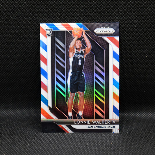 2018-19 Lonnie Walker IV Prizm #251 RC Red White Blue Prizm