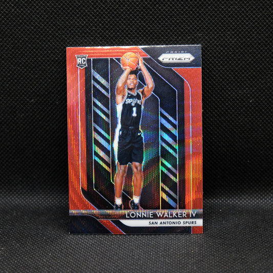 2018-19 Lonnie Walker IV Prizm #251 RC Red Wave Prizm
