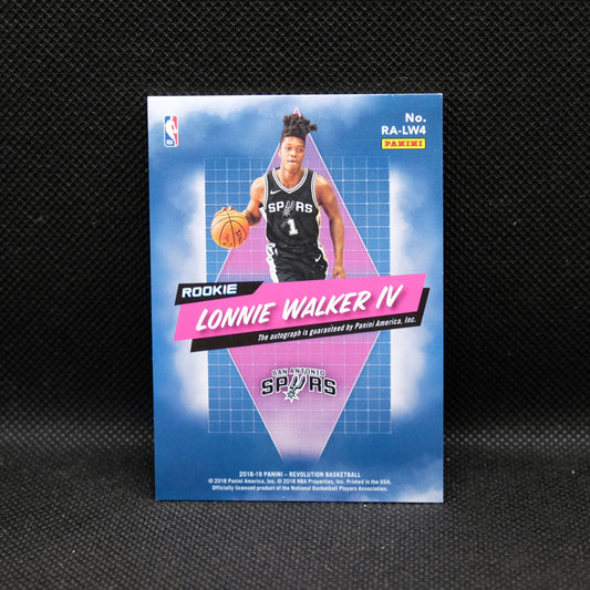 2018-19 Lonnie Walker IV Revolution Rookie Autographs RA-LW4