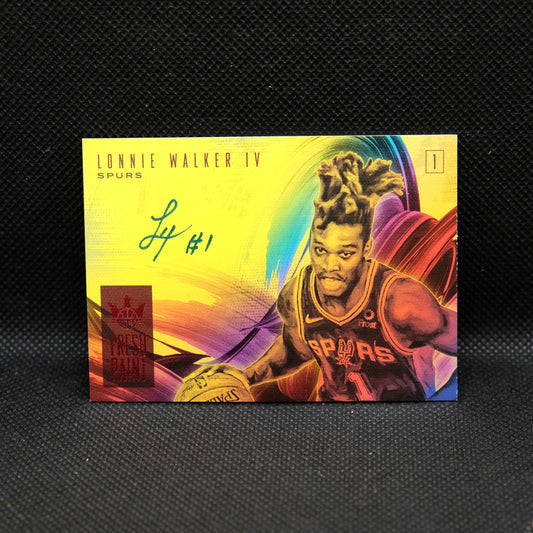 2018-19 Lonnie Walker IV Court Kings Fresh Paint FP-LW4 Rookie Autograph /99