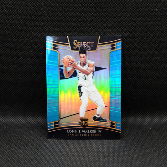 2018-19 Lonnie Walker IV Select #77 Concourse Light Blue /299 RC