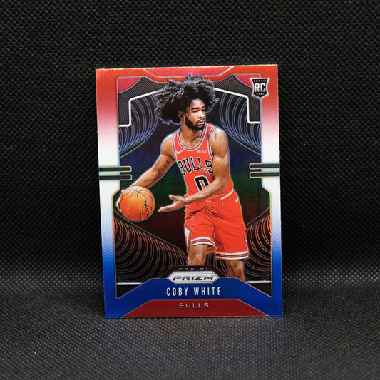 2019-20 Coby White Prizm #253 Red White Blue Prizm RC