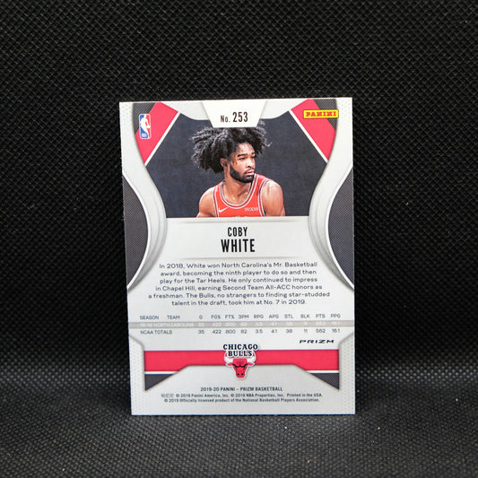 2019-20 Coby White Prizm #253 Red White Blue Prizm RC